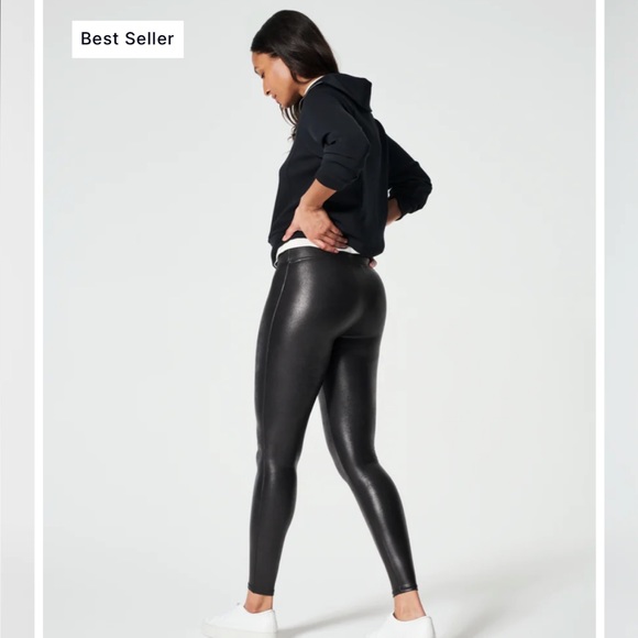 Blogger Fave ✨ Spanx Leather Like Leggings - Picture 1 of 4